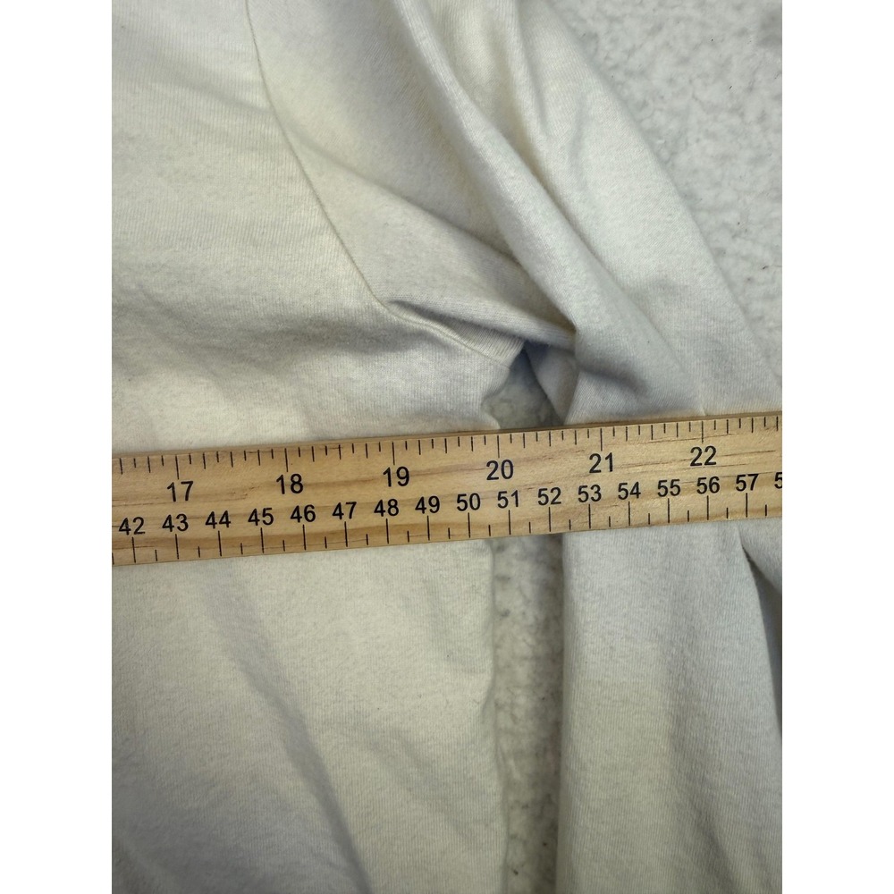 Supreme Shirt Mens Medium Striped Rib Logo Cotton Jersey Crewneck L/S Streetwear - Picture 8 of 8